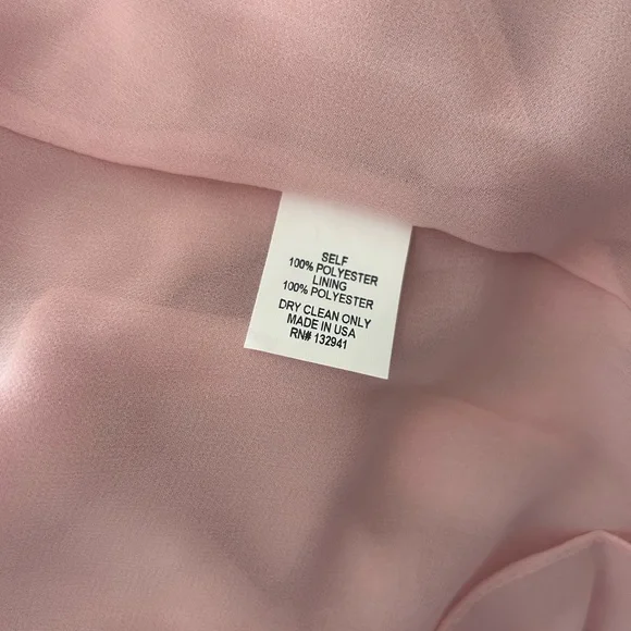 Amanda Uprichard Soft Pink Chiffon Blouse - Picture 7 of 8